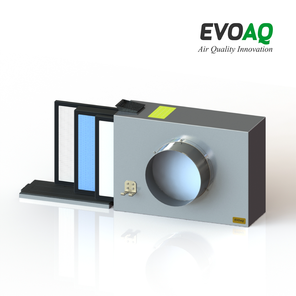 EVOAQ Air Purification Box filter detail