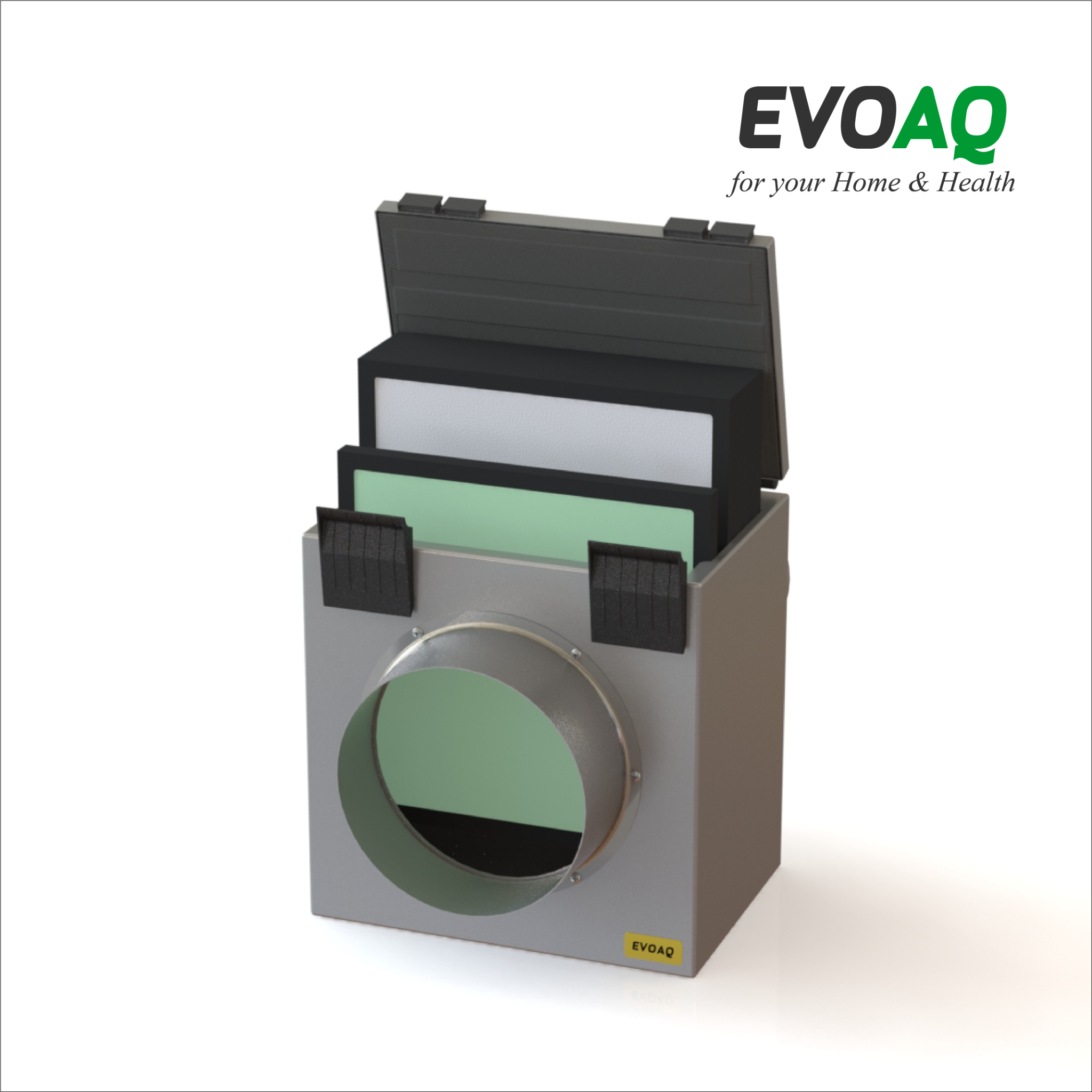 EVOAQ Premium Filter Box with PM2.5 filter media